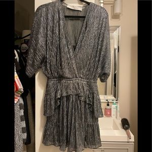 IRO Metallic Mini Dress